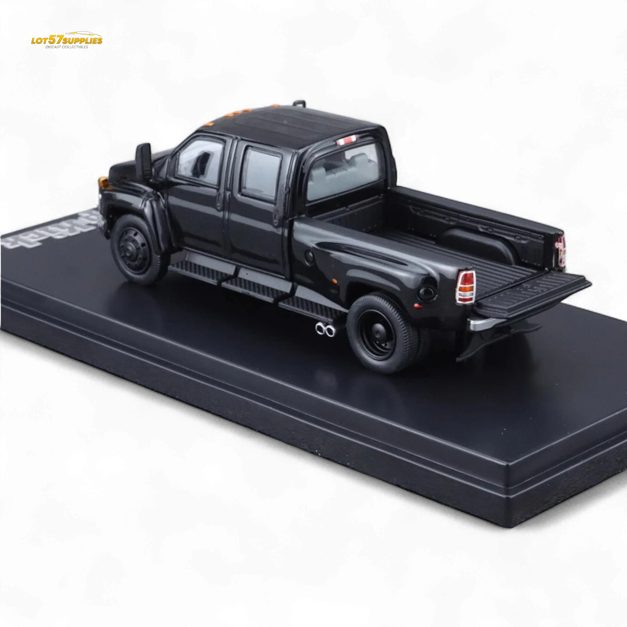 GOC GMC TOPKICK Pickup Black 1:64 - Image 4