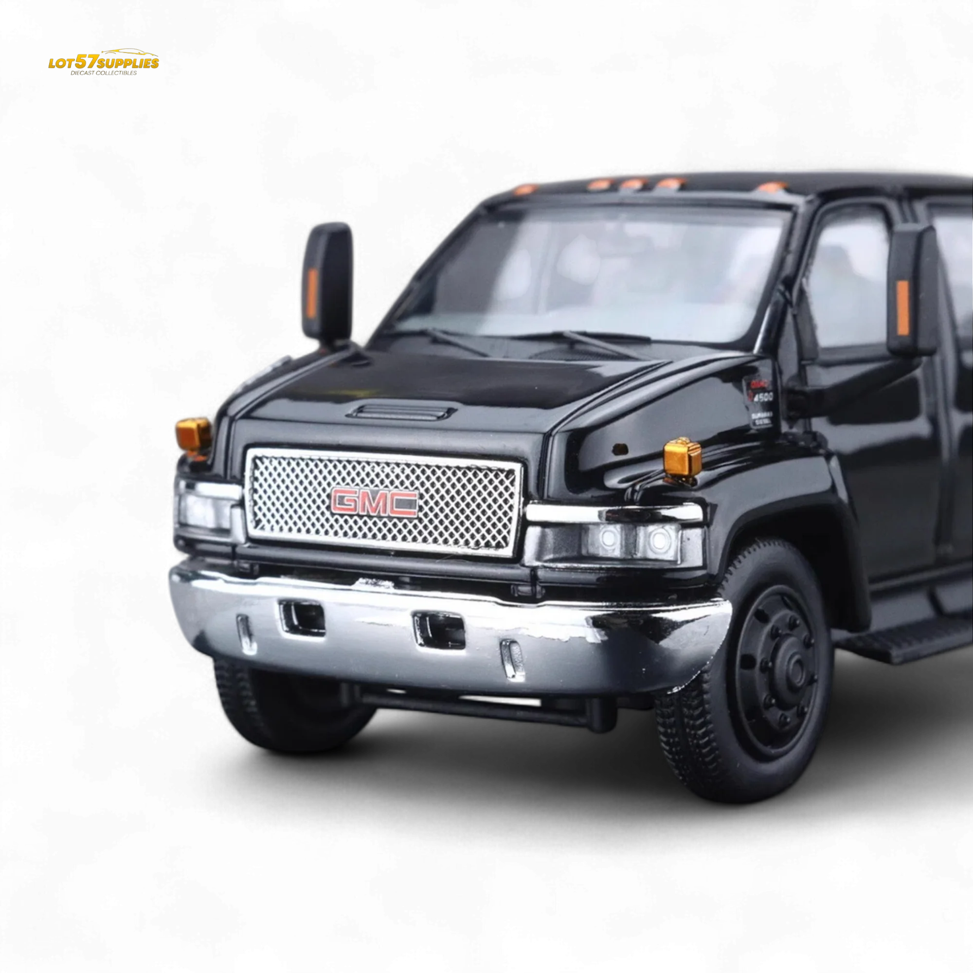 GOC GMC TOPKICK Pickup Black 1:64 - Image 5