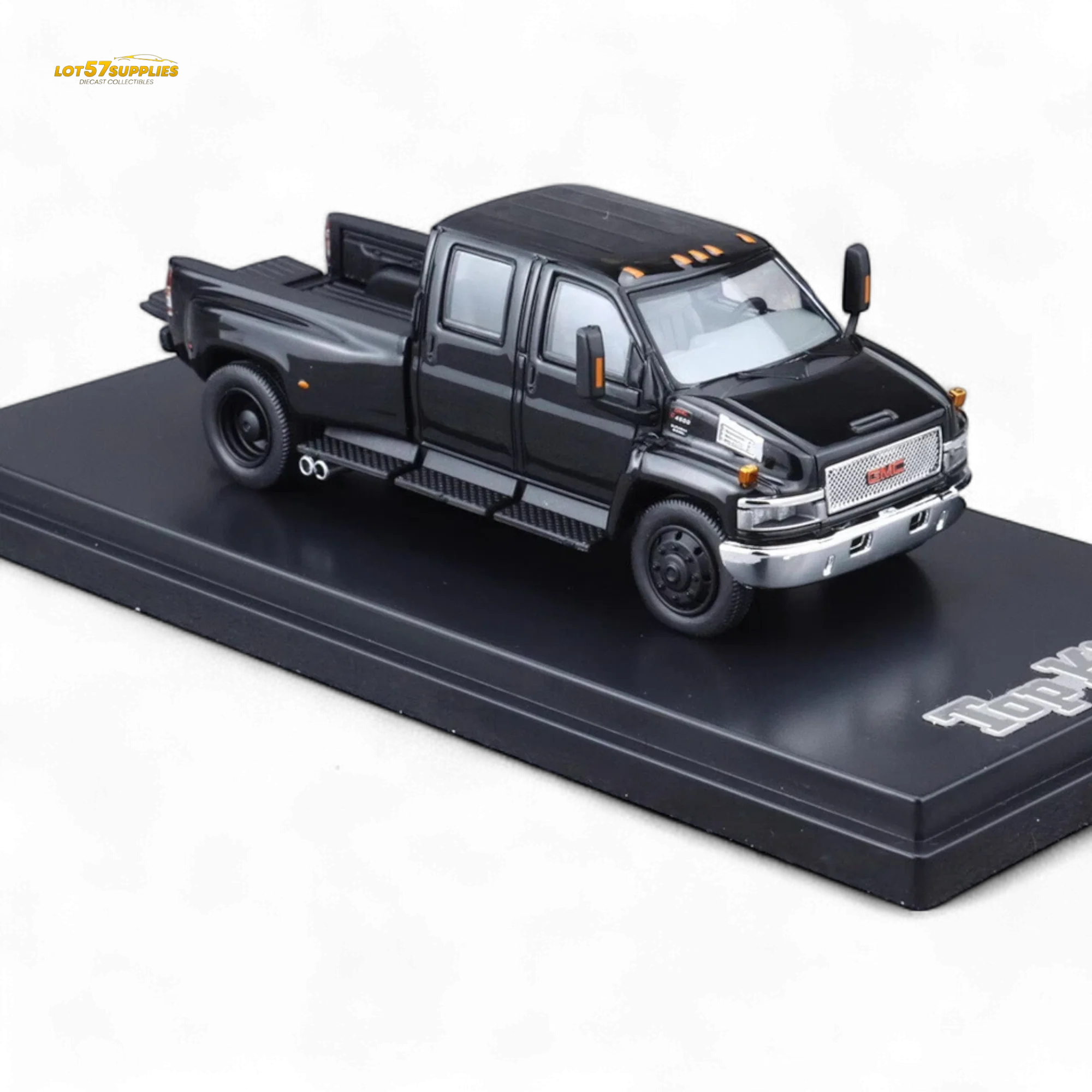 GOC GMC TOPKICK Pickup Black 1:64 - Image 6