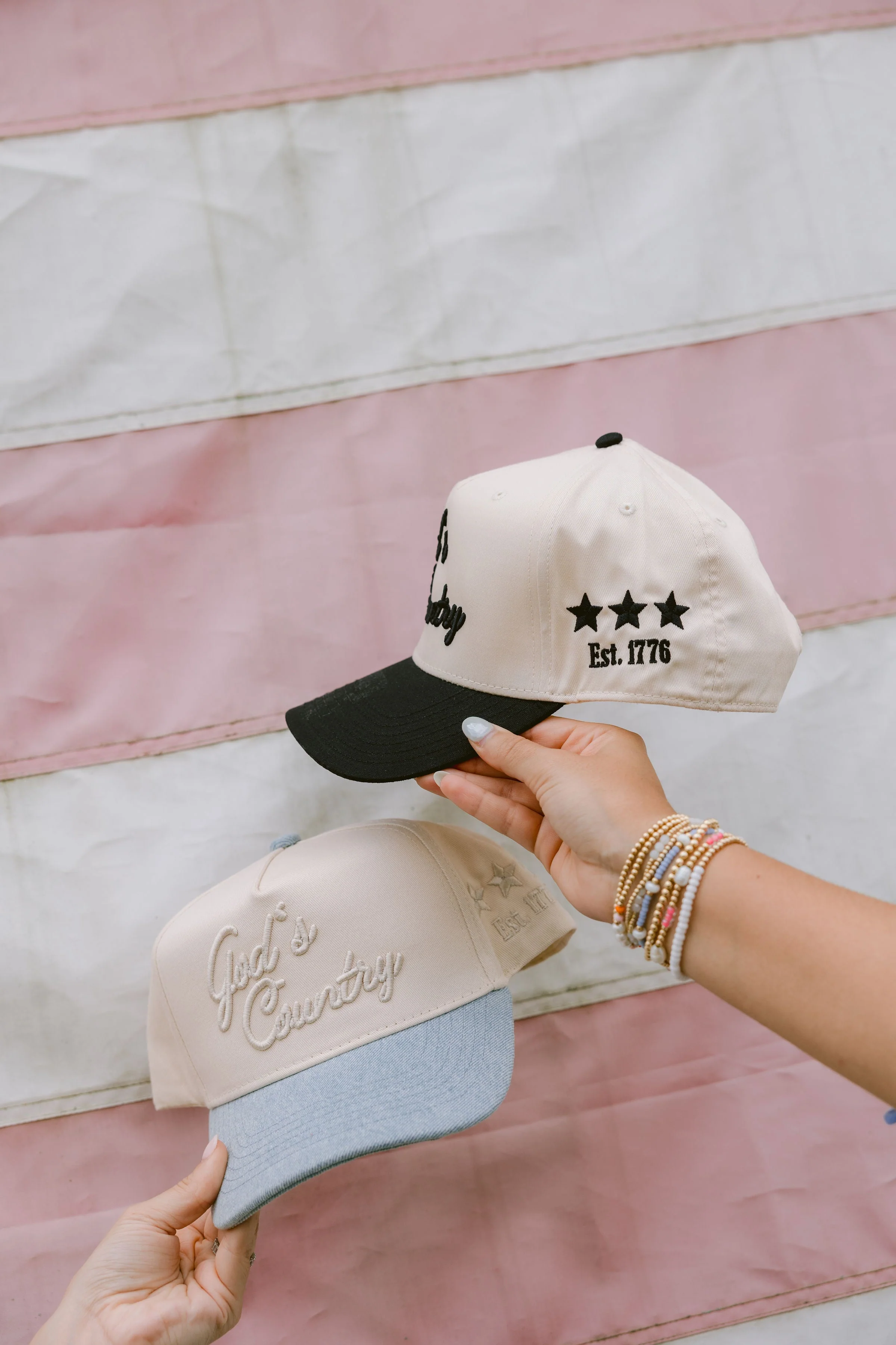 God's Country - Vintage Trucker Hat - Image 18