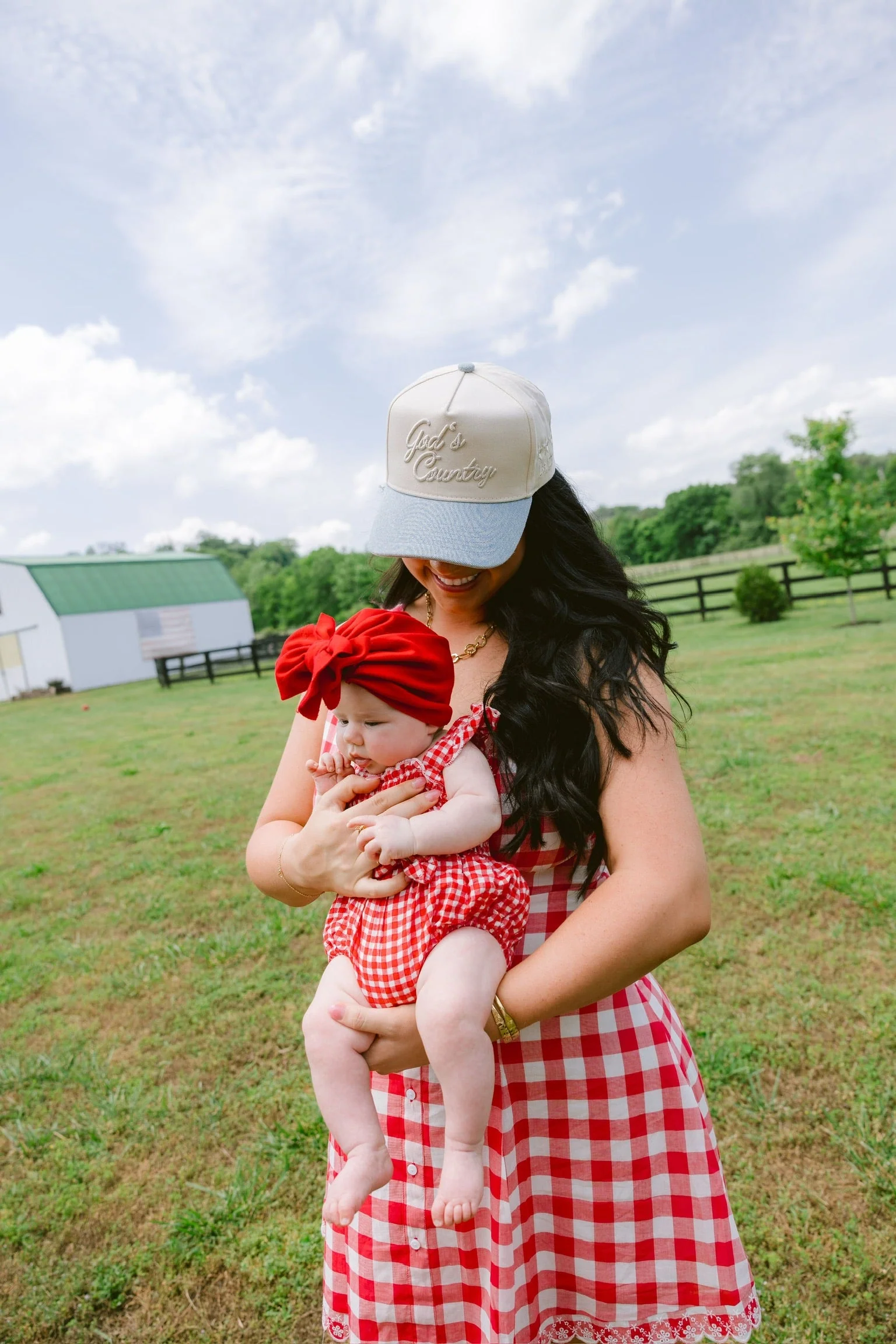 God's Country - Vintage Trucker Hat - Image 3
