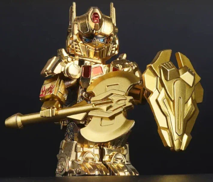 Gold Optimus Prime Custom Minifig - Image 2