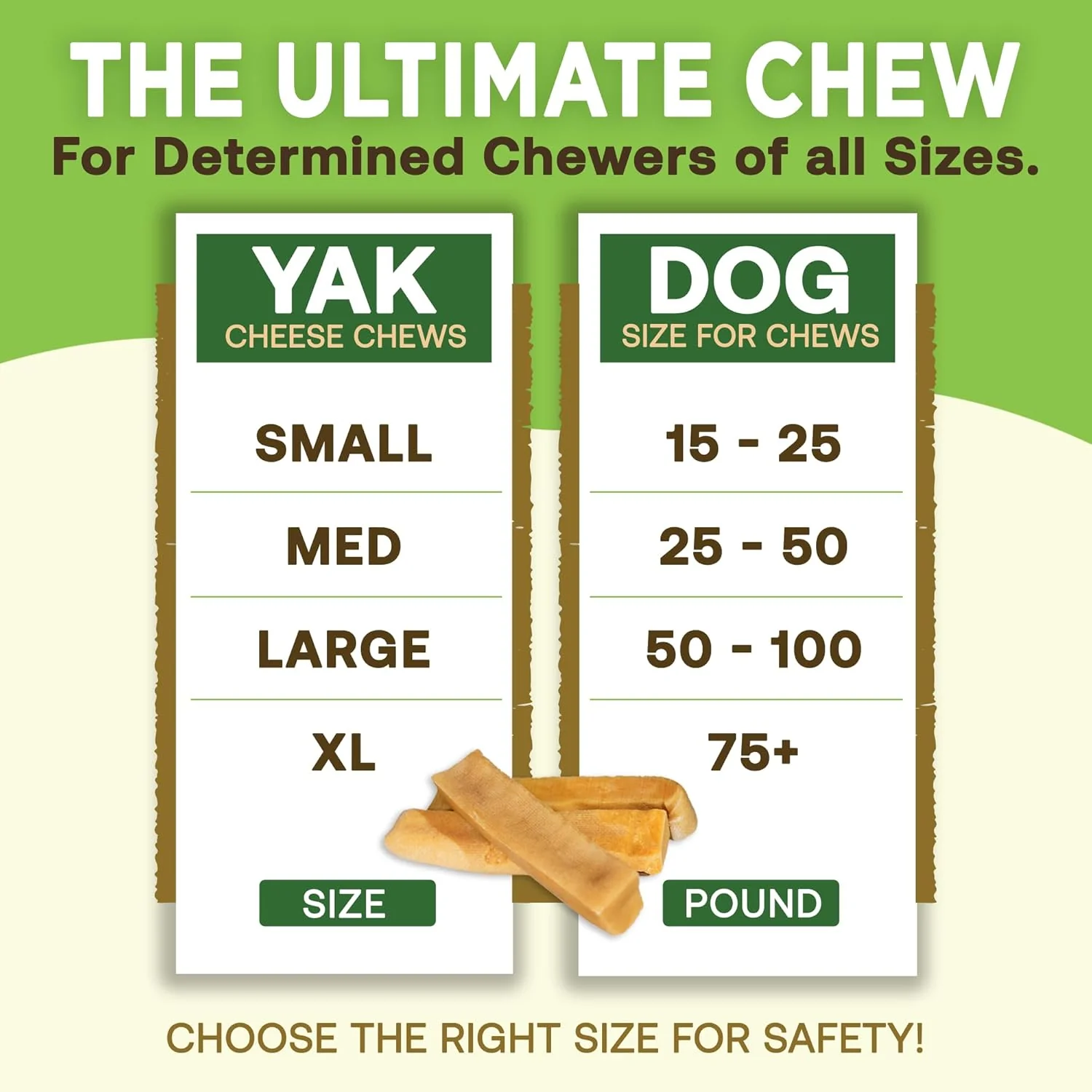 Gold Yak Chews for Small Dogs (4 - 75 sticks) - Image 3