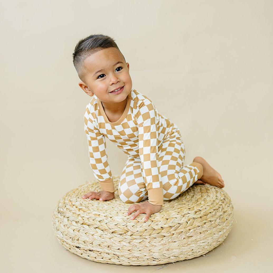 Golden Coast Check 2pc Bamboo Pajamas - Image 5
