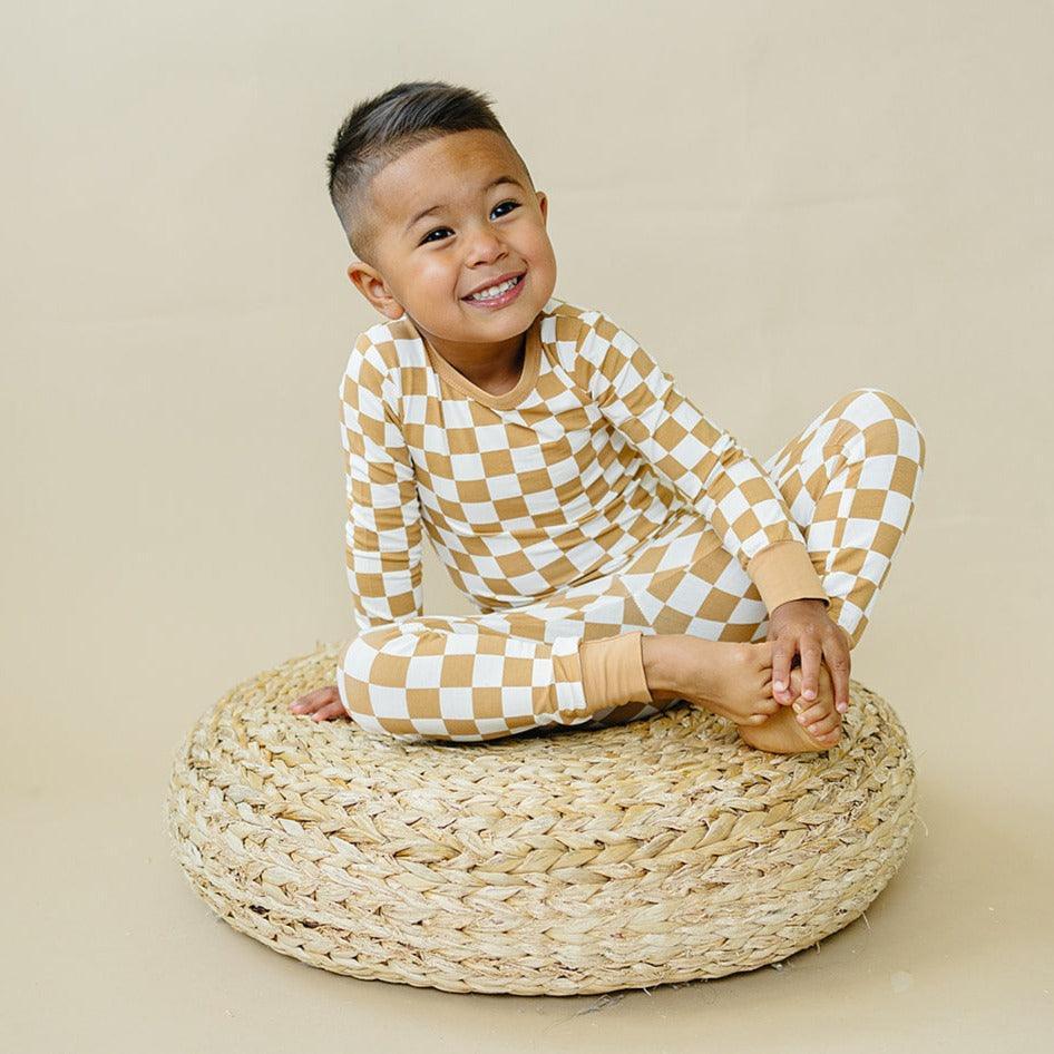 Golden Coast Check 2pc Bamboo Pajamas - Image 6