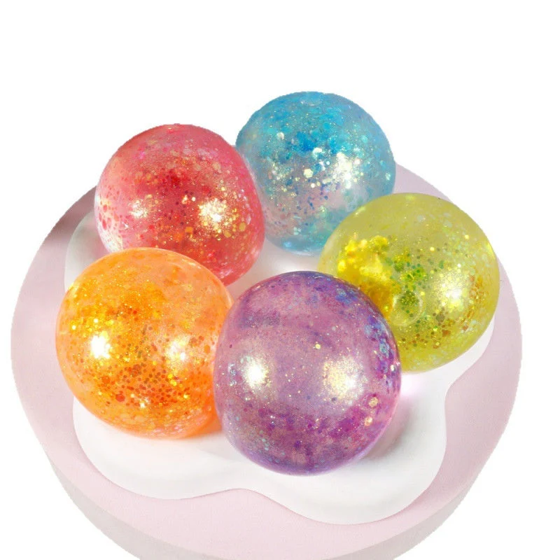 Golden Powder Maltose Ball Stress-Relief Toy - Image 5