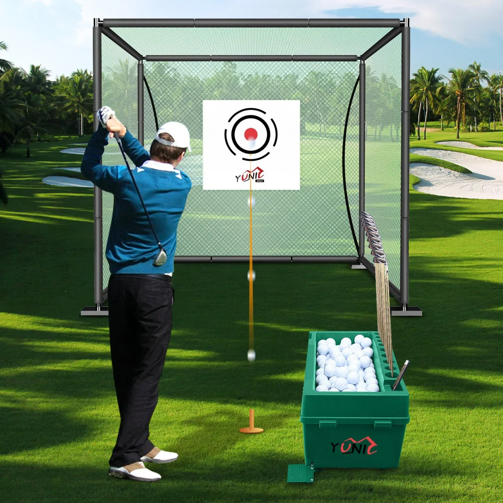Golf Ball Dispenser Machine Powerless Automatic Tee Up - Image 3