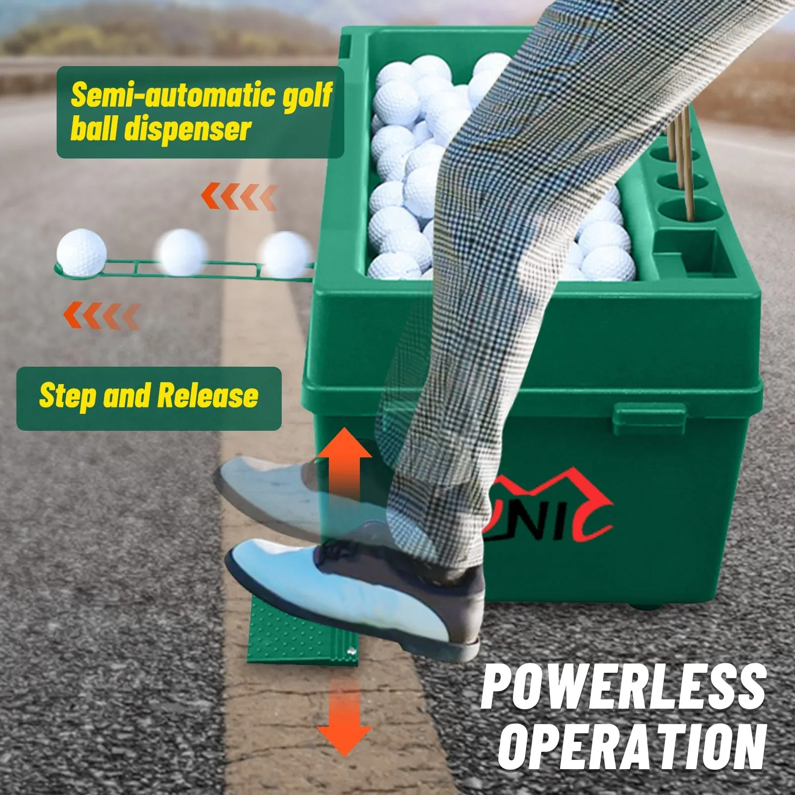 Golf Ball Dispenser Machine Powerless Automatic Tee Up - Image 4