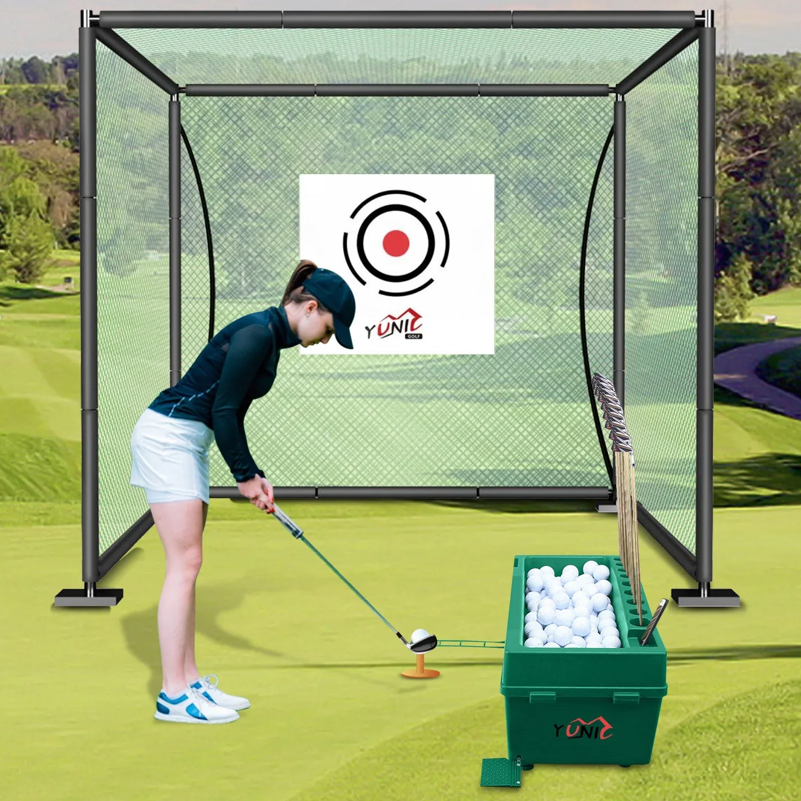 Golf Ball Dispenser Machine Powerless Automatic Tee Up - Image 6
