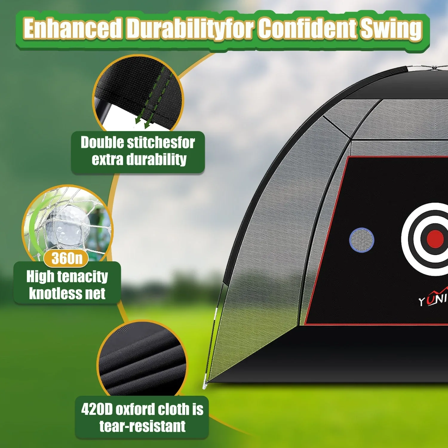 Golf Practice Net - Tent Style (10ft x 7ft) - Image 2