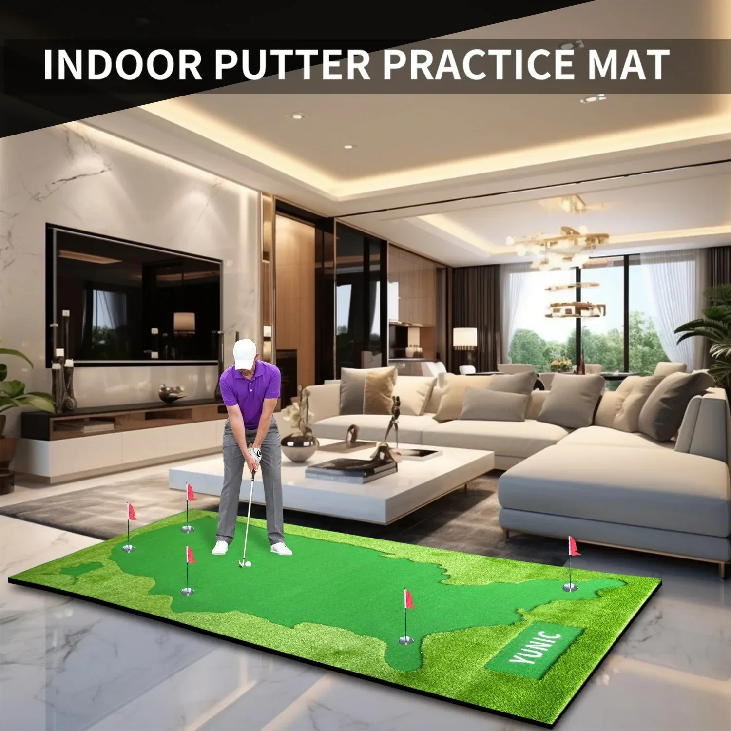 Golf Putting Green (16ft, Style US Map) - Image 3
