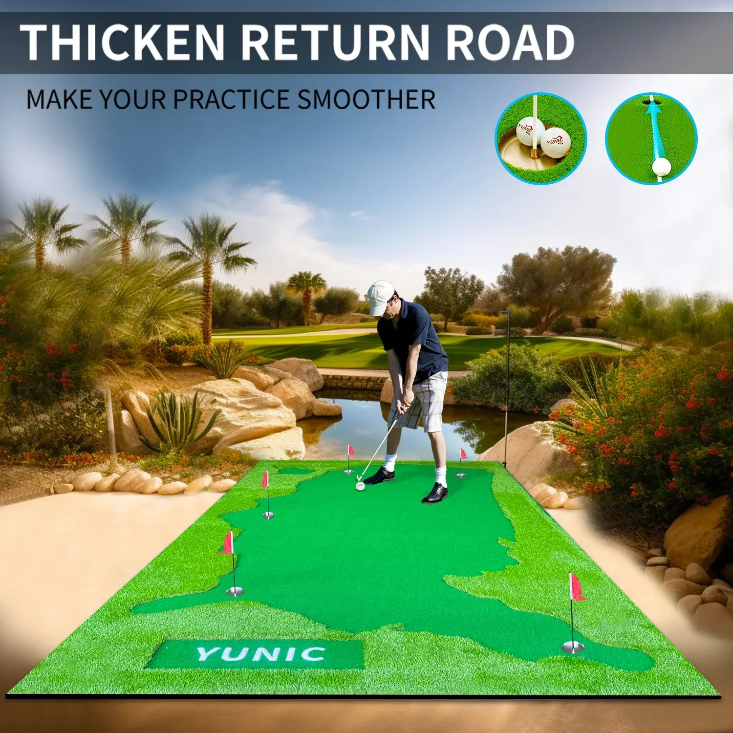 Golf Putting Green (16ft, Style US Map) - Image 5