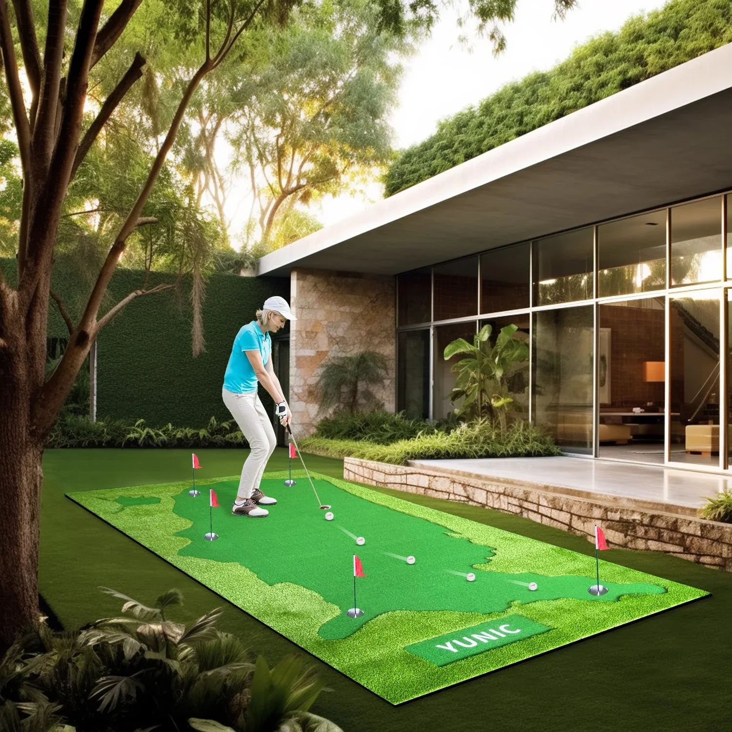 Golf Putting Green (16ft, Style US Map) - Image 6
