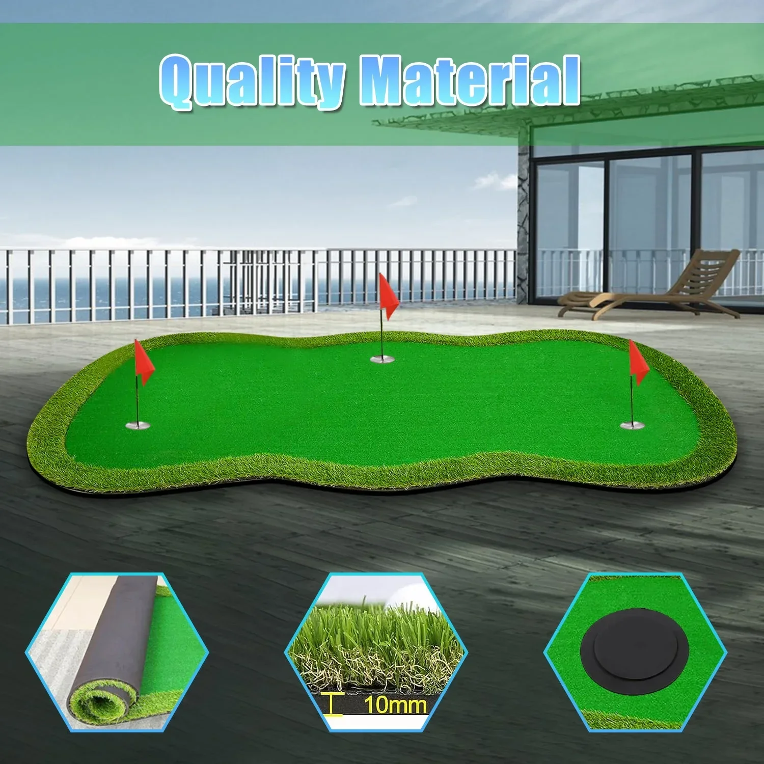 Golf Putting Green (5ft x 10ft) - Image 12