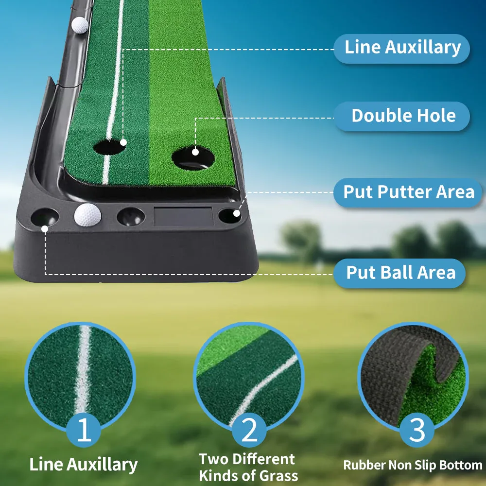 Golf Putting Mat Portable (8FT/10FT) - Image 5