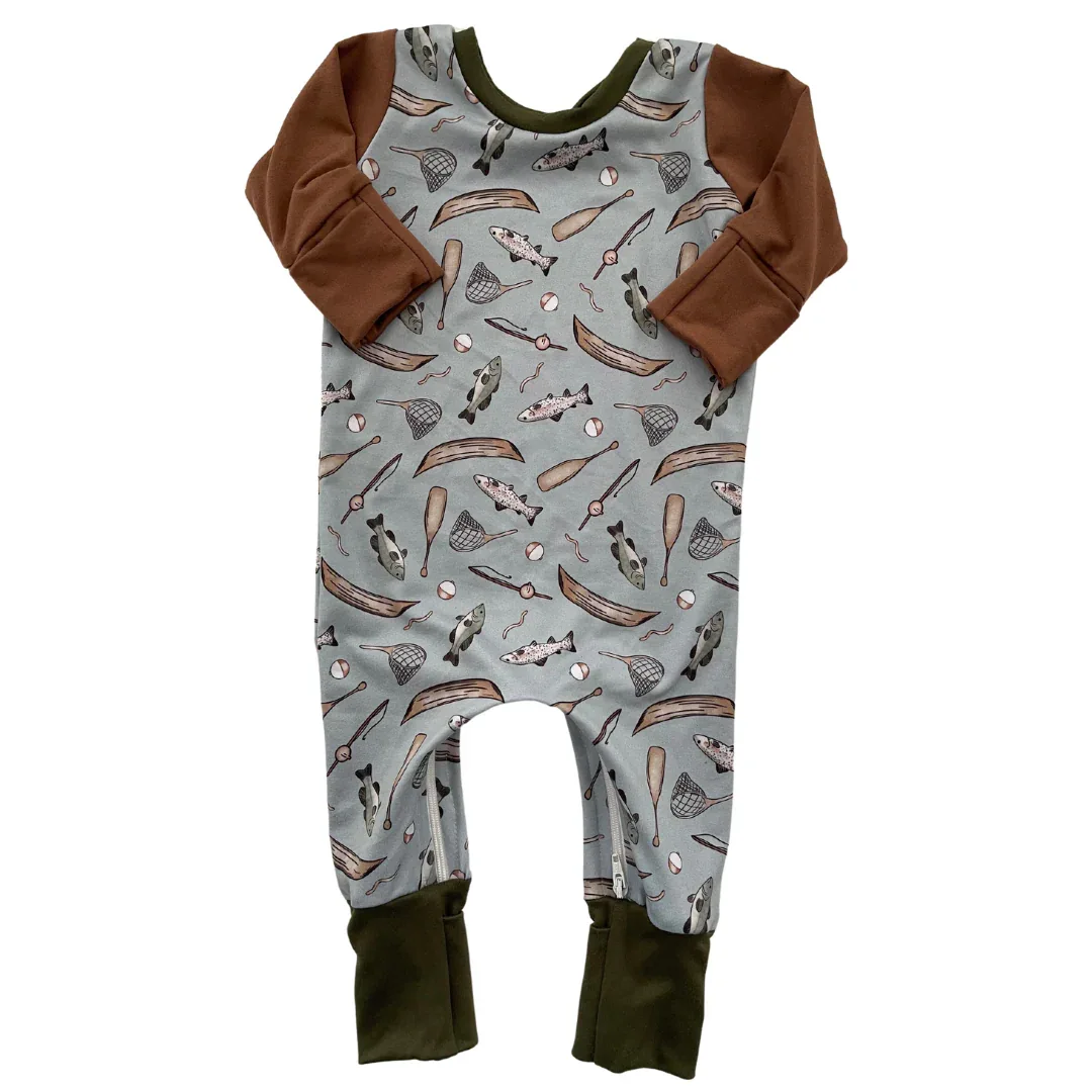 Gone Fishin’ Zip Romper - Image 3