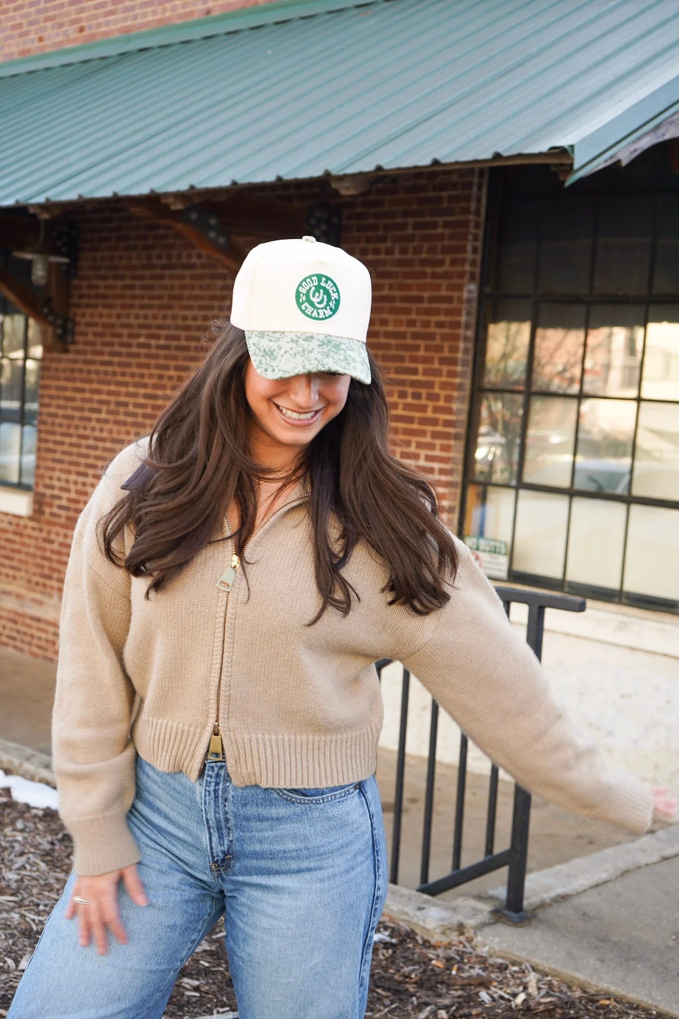 Good Luck Charm - Vintage Trucker Hat - Image 4