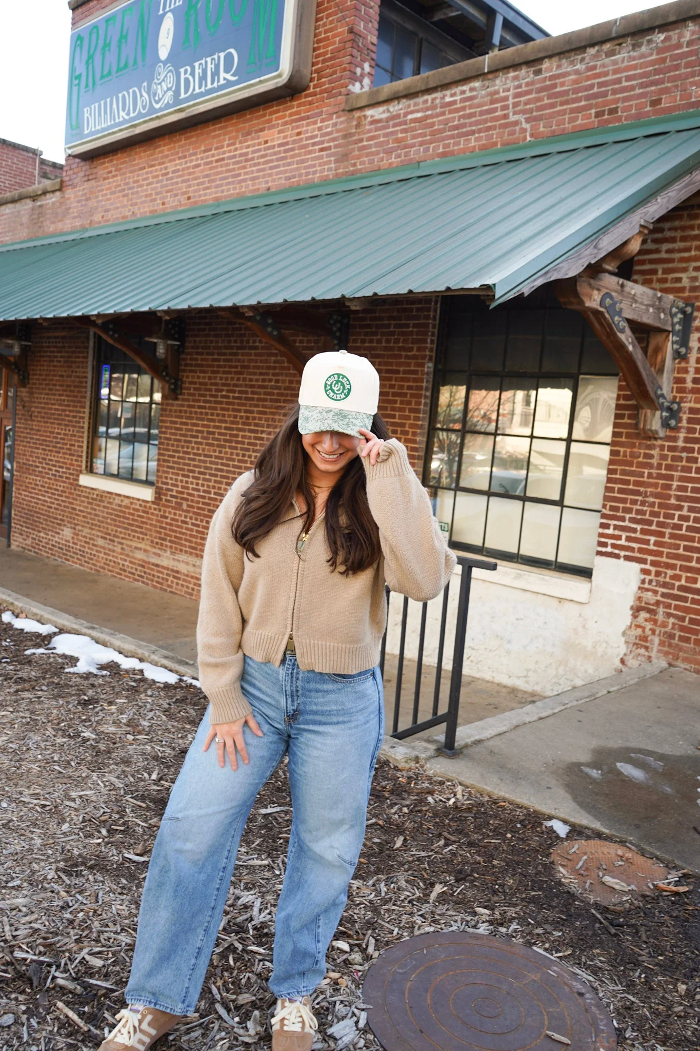 Good Luck Charm - Vintage Trucker Hat - Image 5