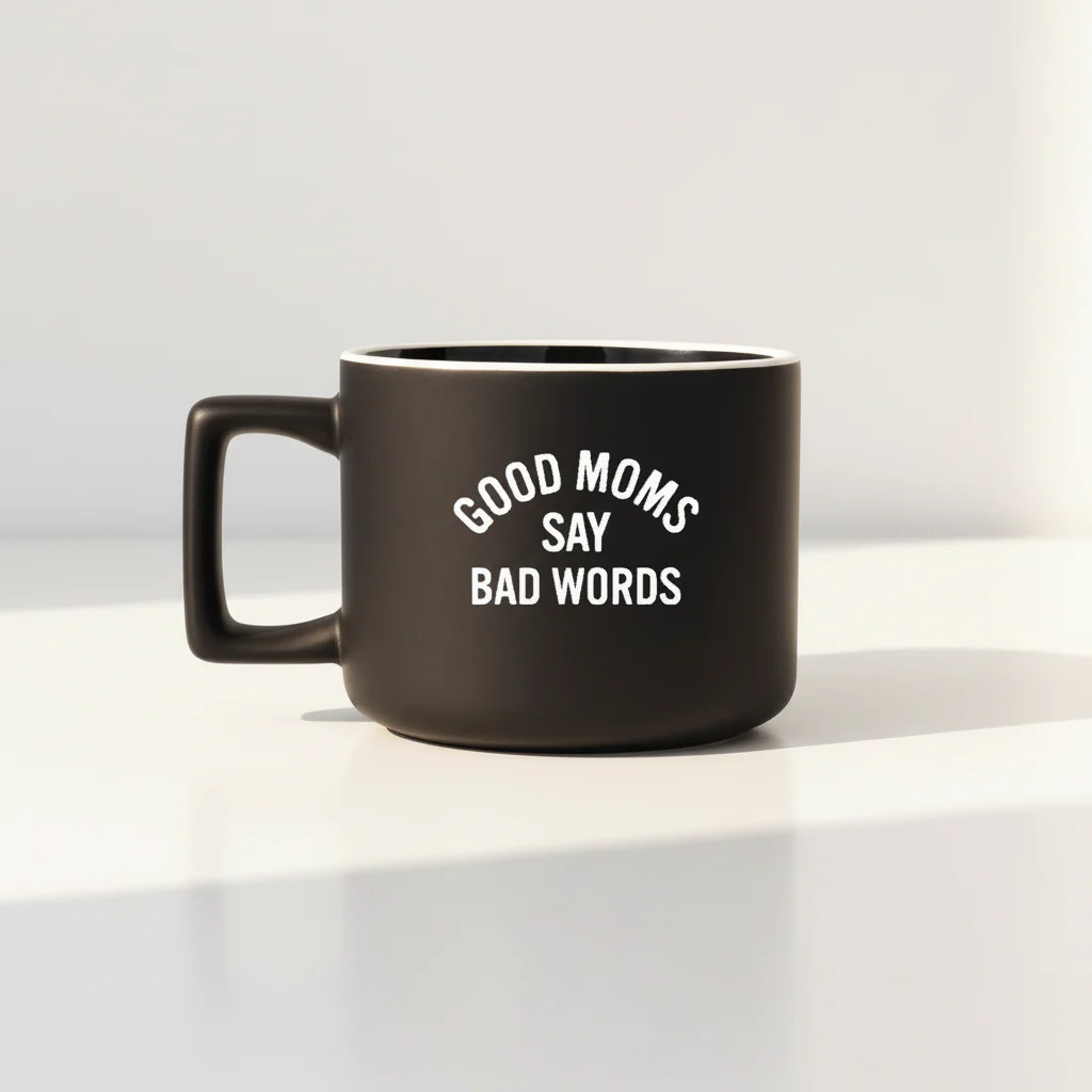 Good Moms Say Bad Words... Ceramic Coffee Mug - Image 4