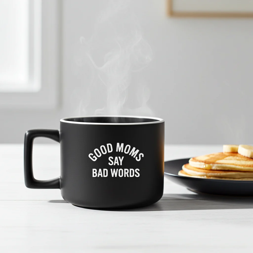 Good Moms Say Bad Words... Ceramic Coffee Mug - Image 6