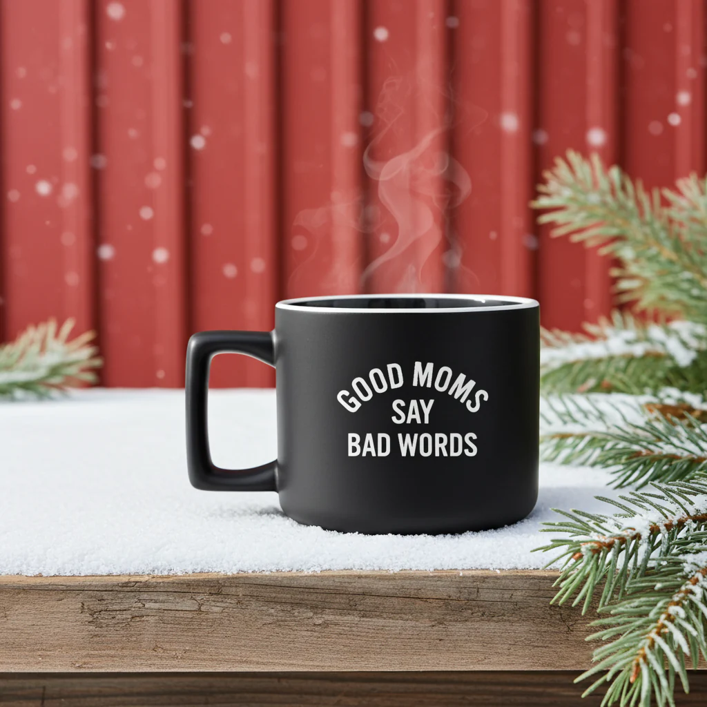 Good Moms Say Bad Words... Ceramic Coffee Mug - Image 7