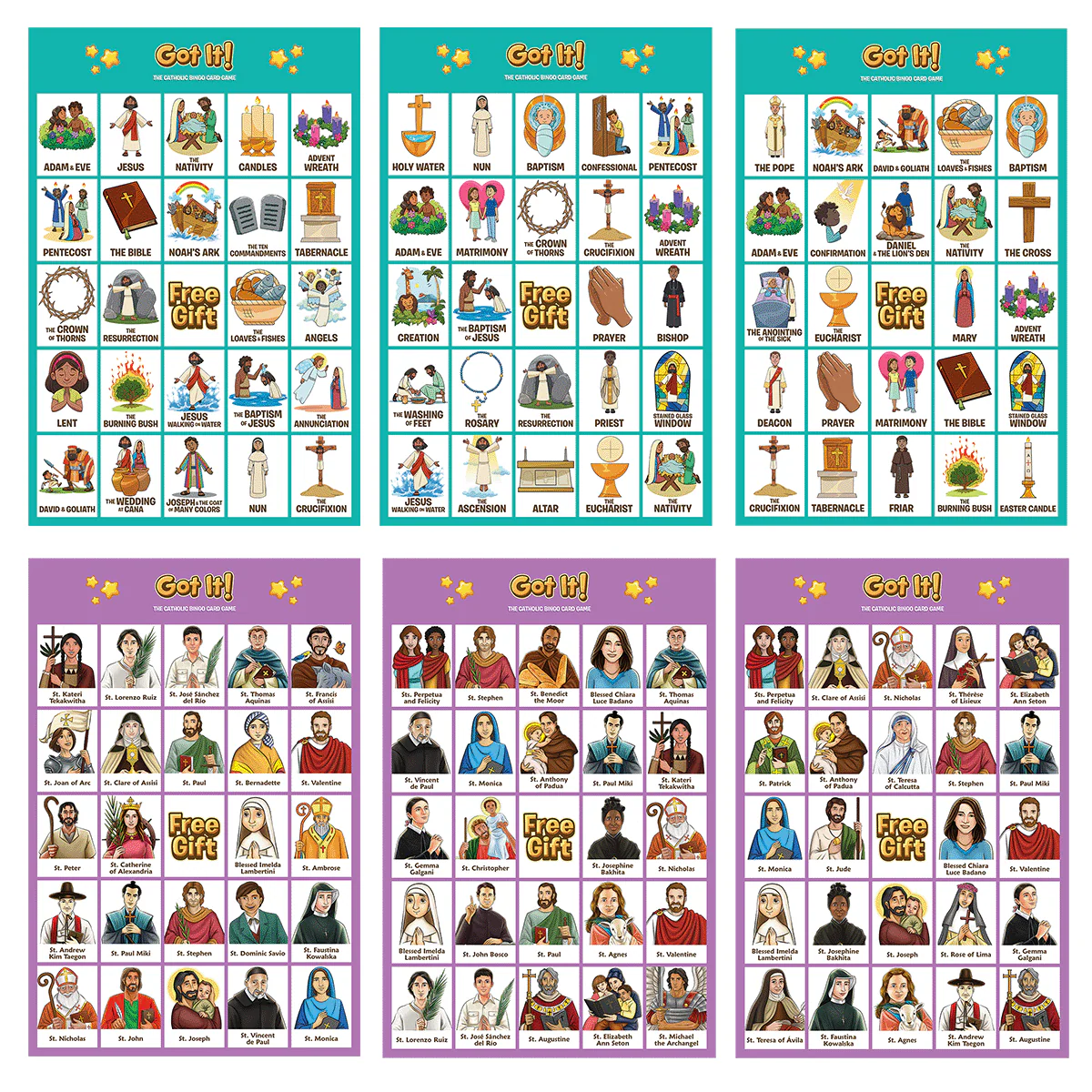 Got It! The Catholic Bingo Game - 2 games in one! - Image 3
