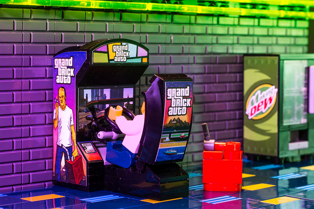 Grand Brick Auto - B3 Customs Arcade Racing Game made using LEGO parts - Image 2