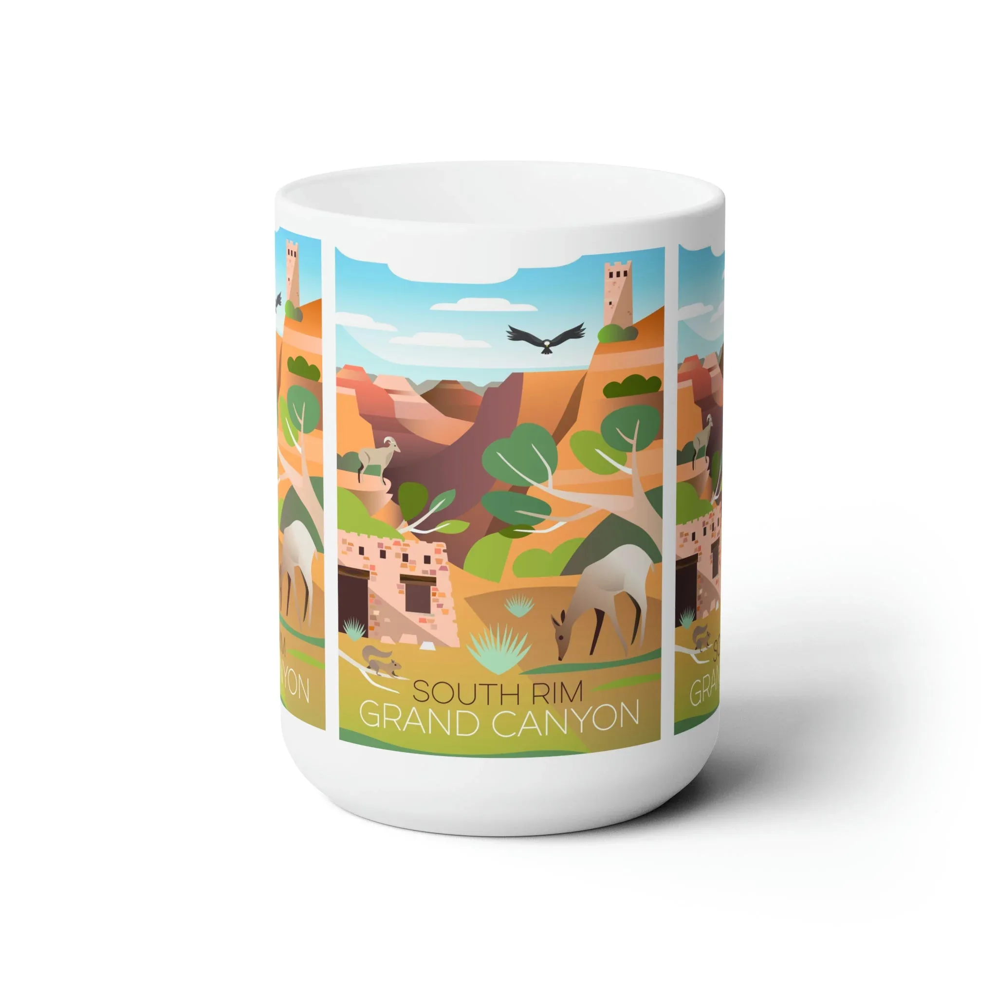 Grand Canyon National Park South Rim Ceramic Mug 11oz or 15oz - Image 2