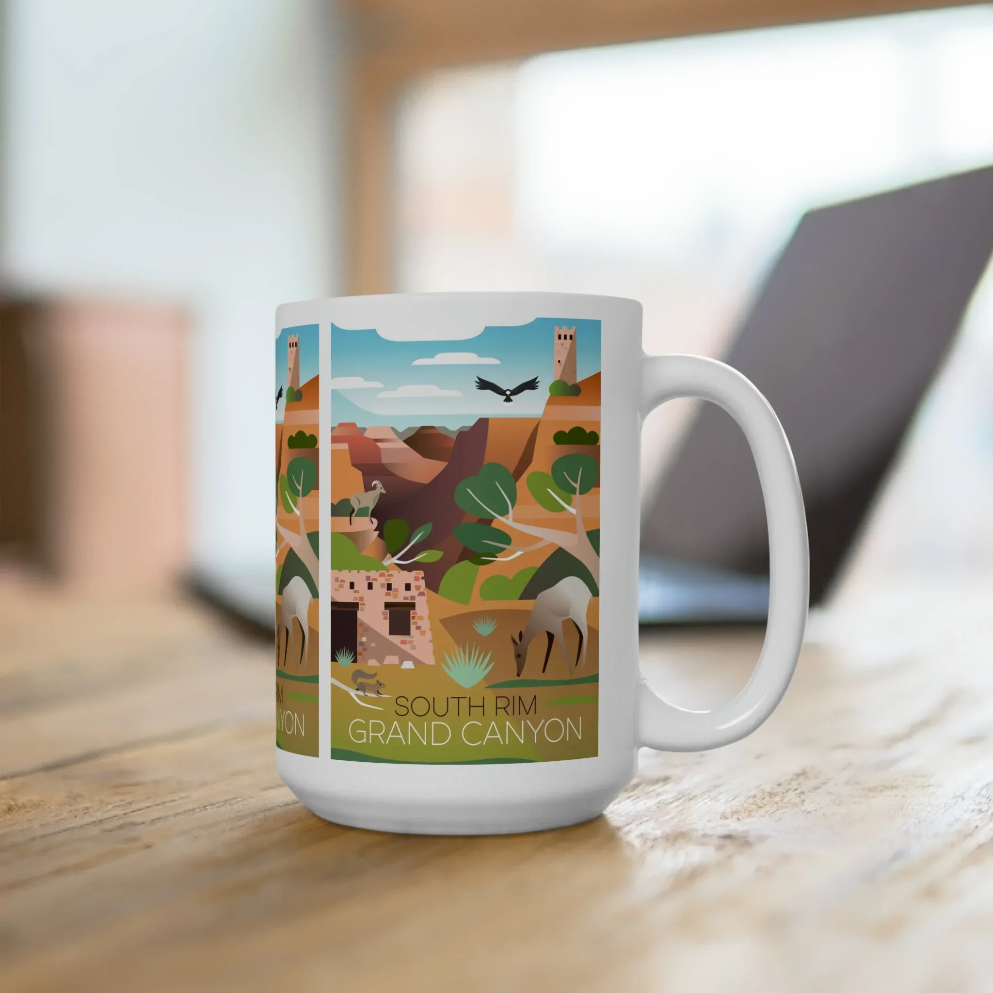 Grand Canyon National Park South Rim Ceramic Mug 11oz or 15oz - Image 4