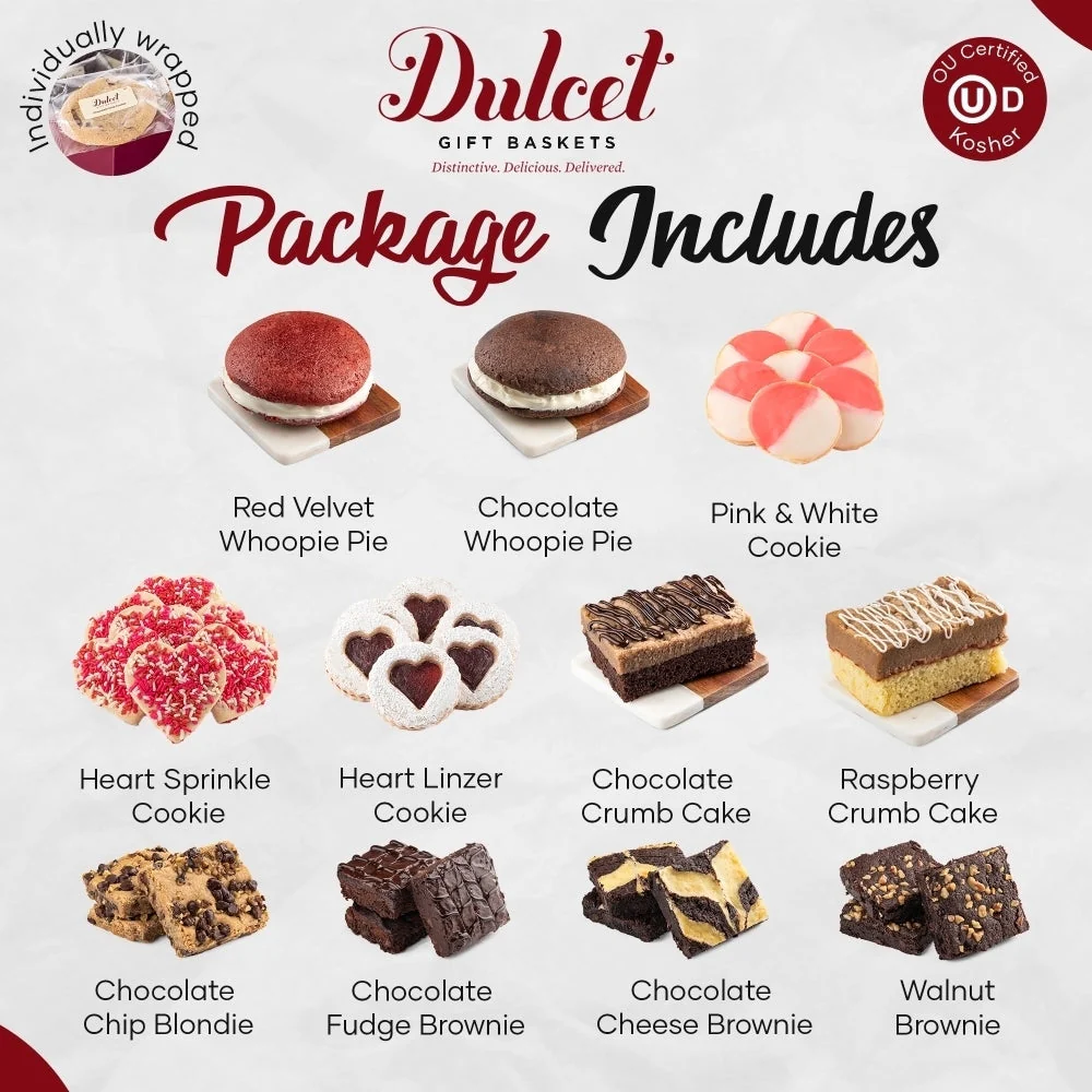Grand Valentines Deluxe Bakery Gift Basket - Image 5