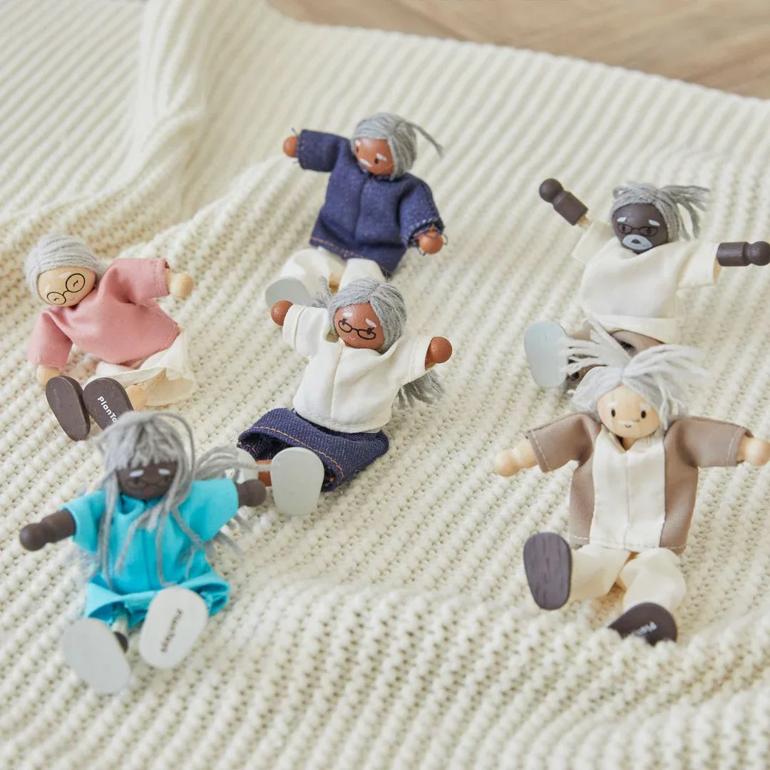 Grandfather Dollhouse Figure - Medium Skin Tone - Image 5
