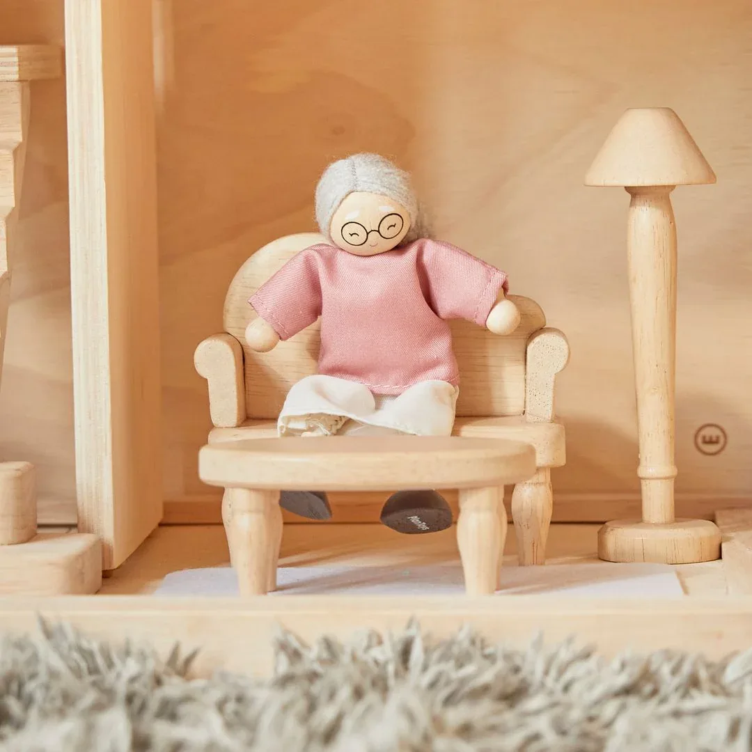Grandmother Dollhouse Figure - Fair Skin Tone - Image 2
