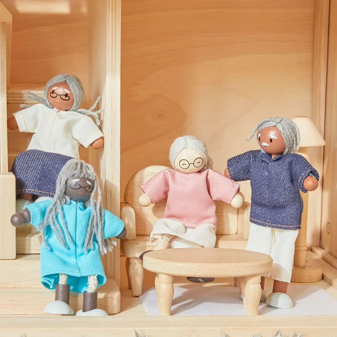 Grandmother Dollhouse Figure - Fair Skin Tone - Image 5
