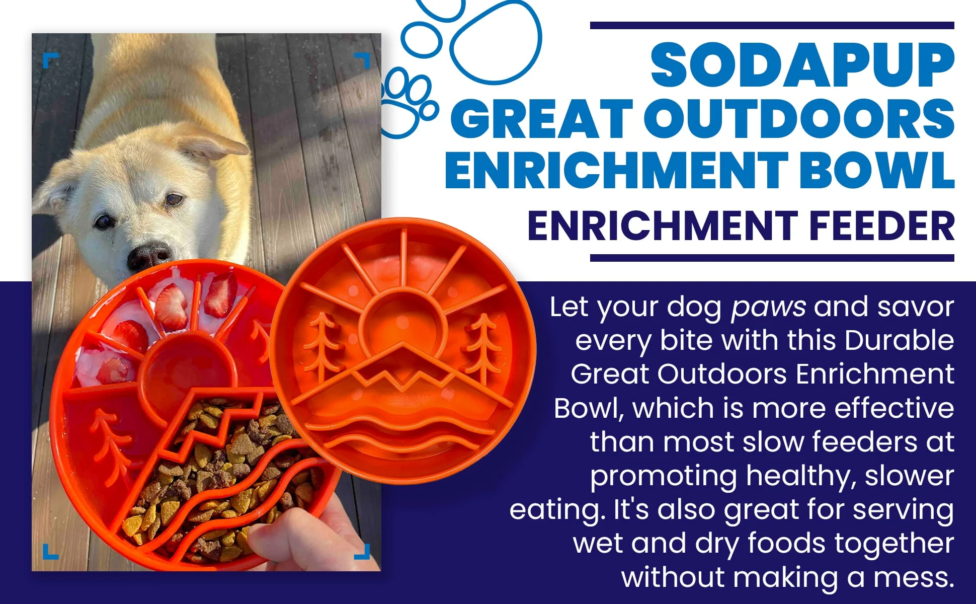 Great Outdoors eBowl - Slow Feeder Dog Bowl & Enrichment | USA Made - Image 12