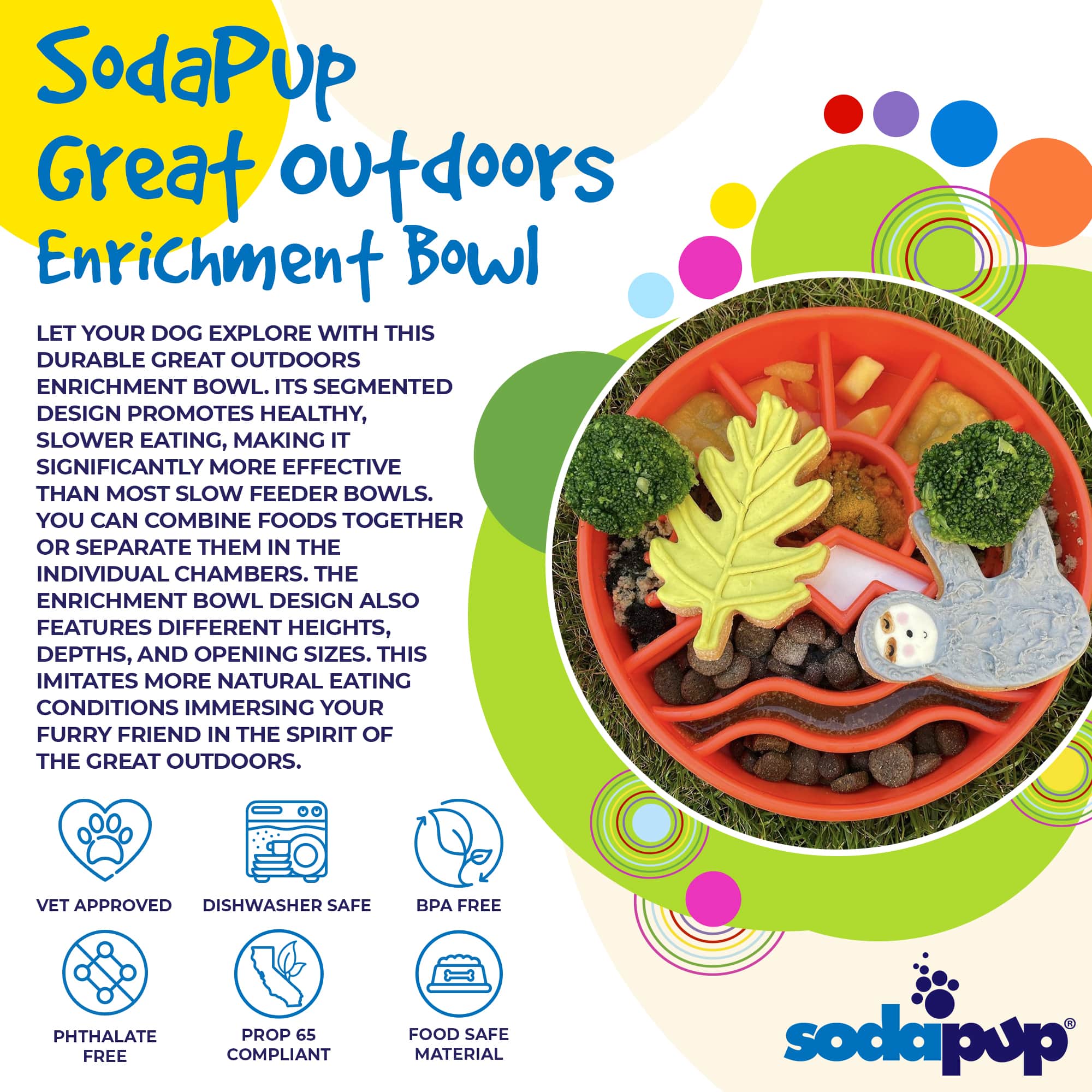 Great Outdoors eBowl - Slow Feeder Dog Bowl & Enrichment | USA Made - Image 3