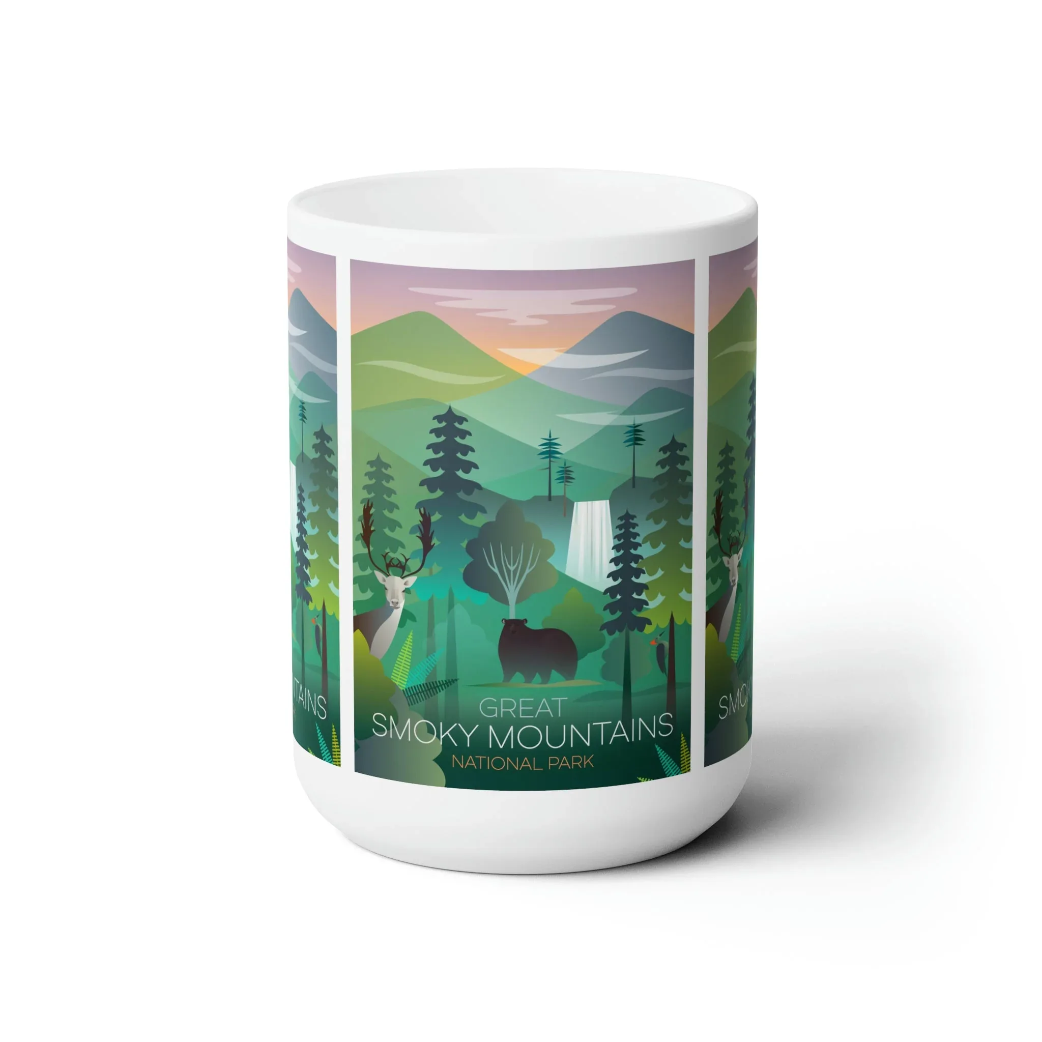 Great Smoky Mountains National Park Ceramic Mug 11oz or 15oz - Image 2