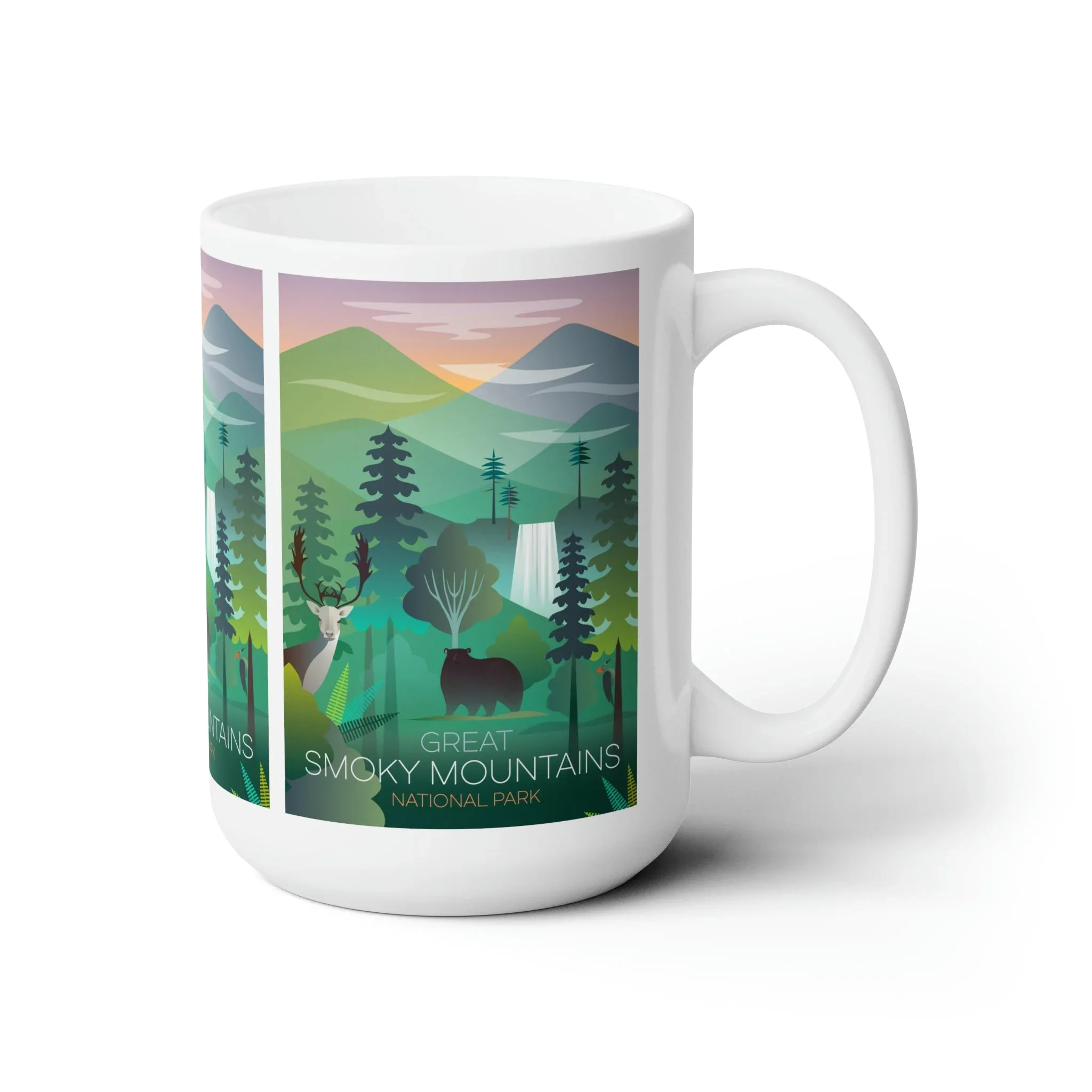 Great Smoky Mountains National Park Ceramic Mug 11oz or 15oz - Image 3