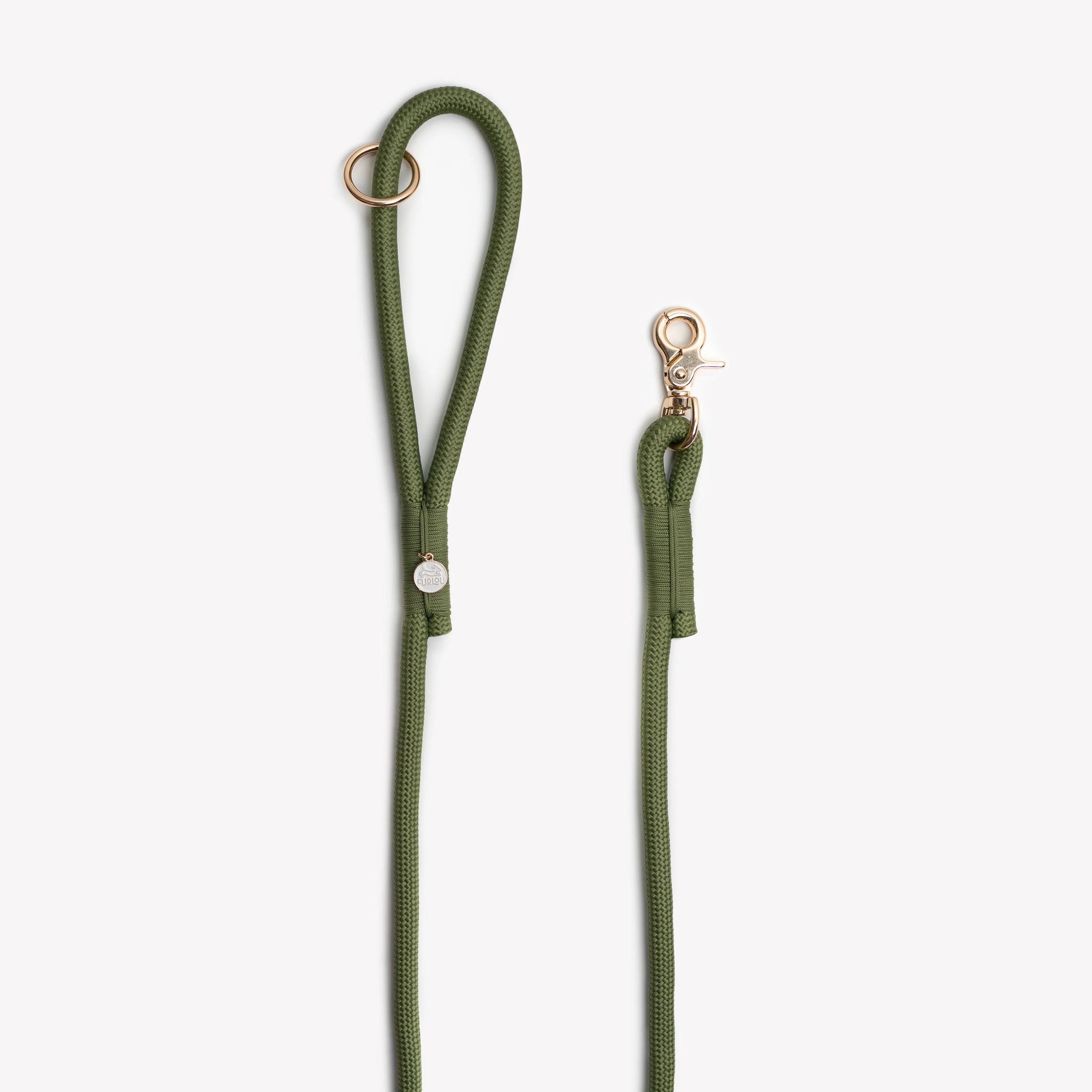 'Green' - Braided Rope Leash - Image 2
