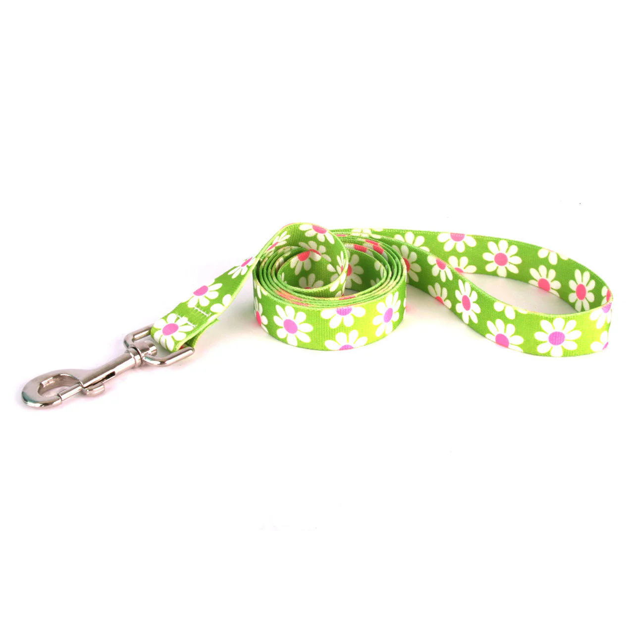 Green Daisy Dog Leash - Image 2