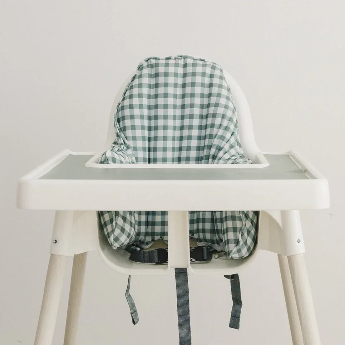 Green Gingham IKEA Antilop Cushion Cover - Image 2
