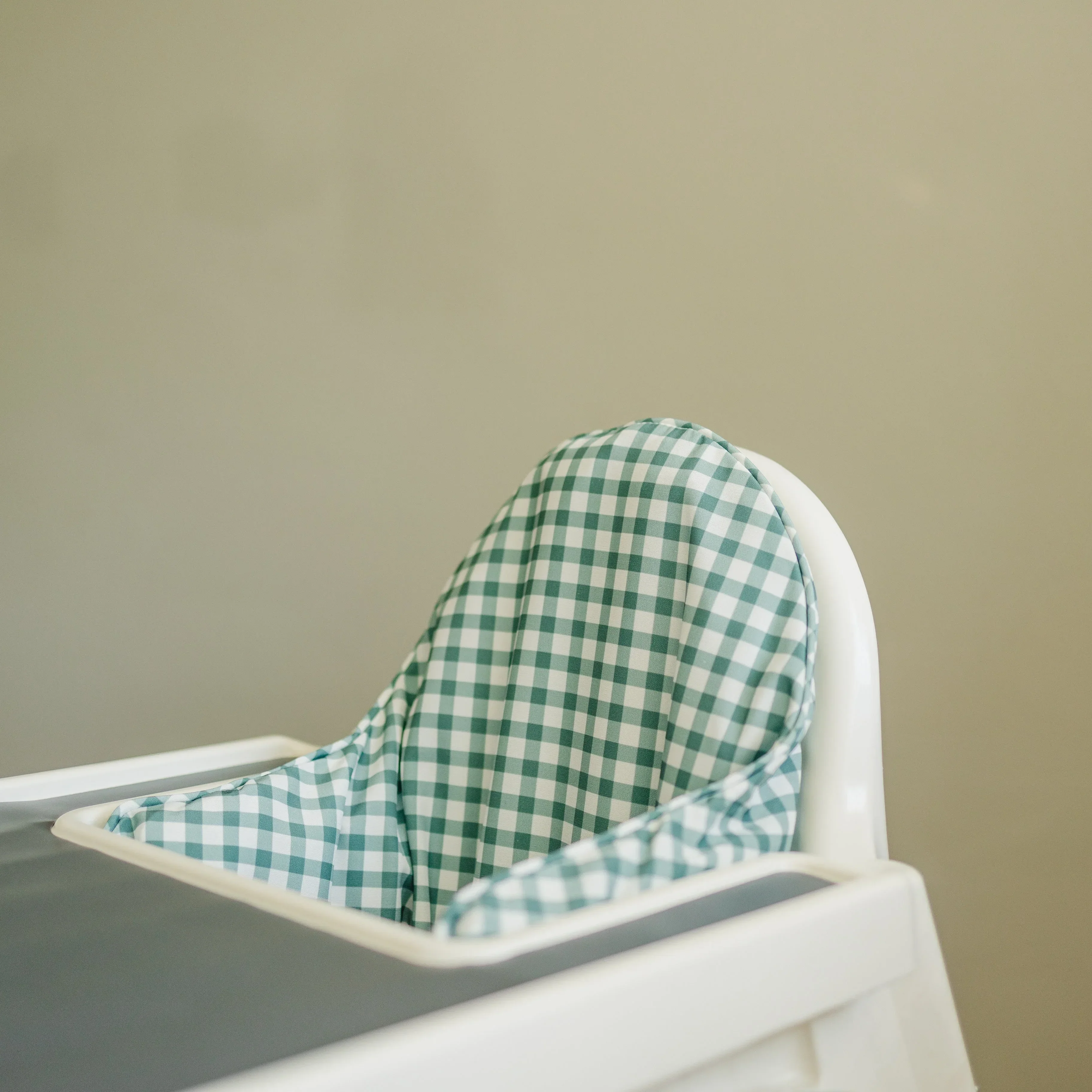 Green Gingham IKEA Antilop Cushion Cover - Image 3