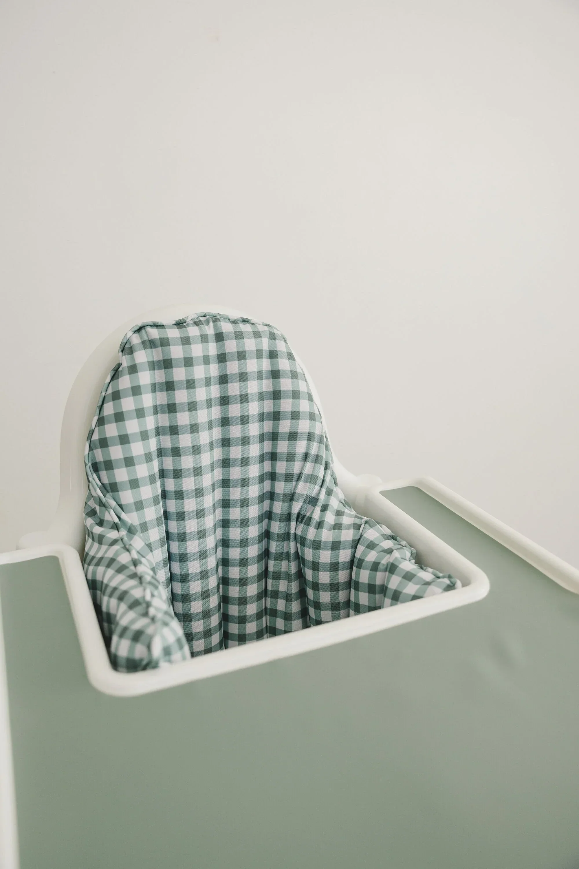 Green Gingham IKEA Antilop Cushion Cover - Image 5