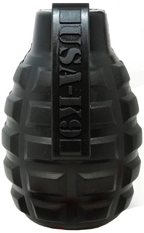 Grenade Shaped eDispenser Durable Dog Chew Toy & Treat Dispenser - Army Green - Image 10