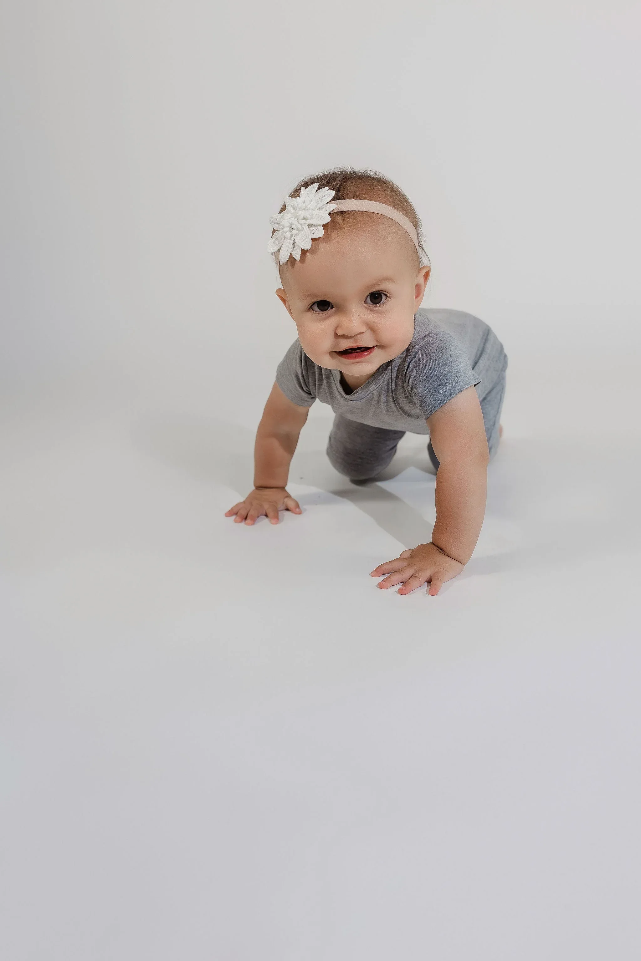 Grey Bamboo Lyocell Zip Romper - Image 10
