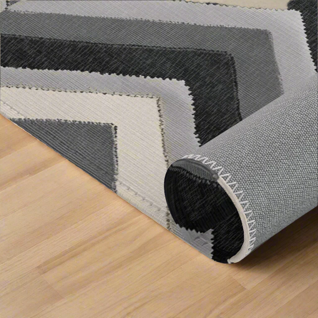 Grey Chevron Rabbit Mat - Image 3