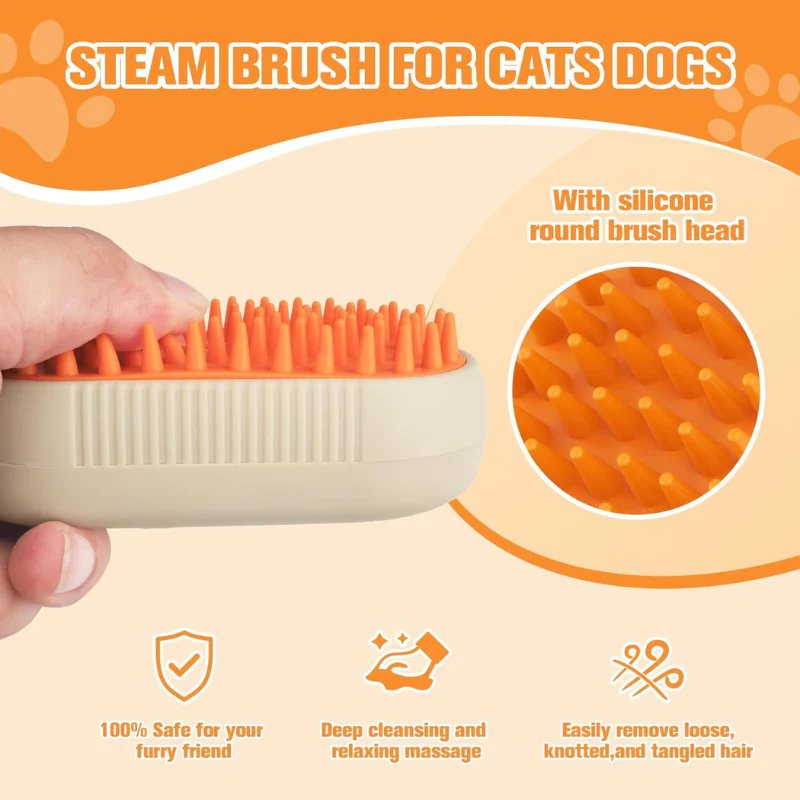 GroomBrush-The All-in-One Pet Gromming Mist Brush - Image 2
