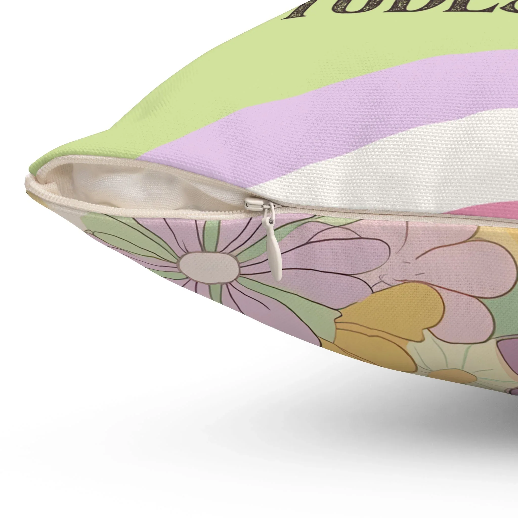 Groovy Floral Pillow - Image 3