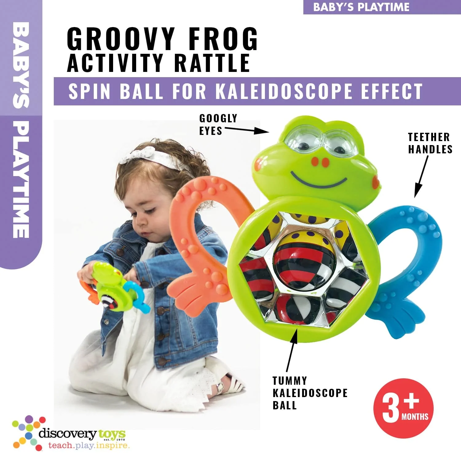 GROOVY FROG Infant Sensory Toy - Image 2