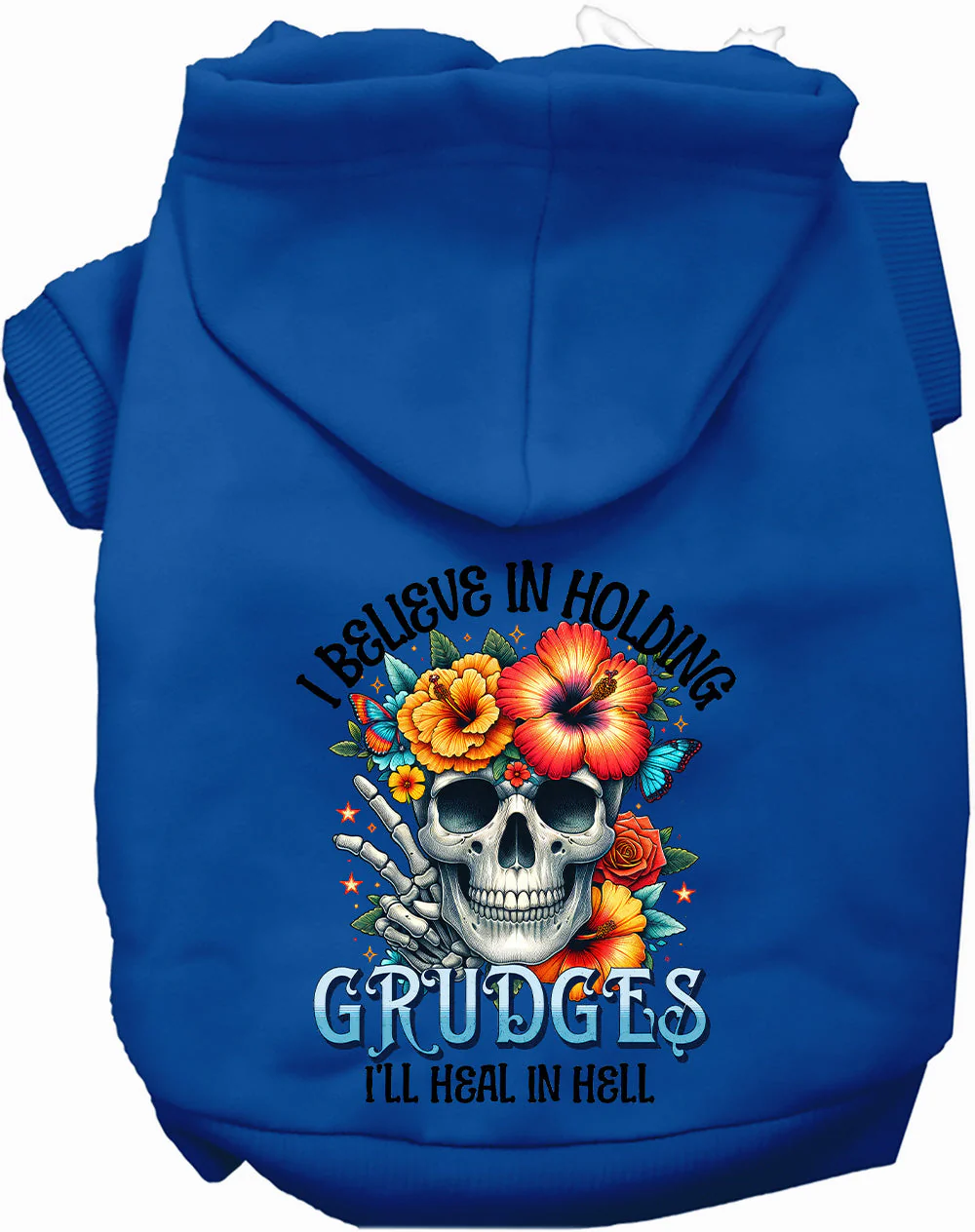 Grudges Skull Pet Hoodie - Image 4