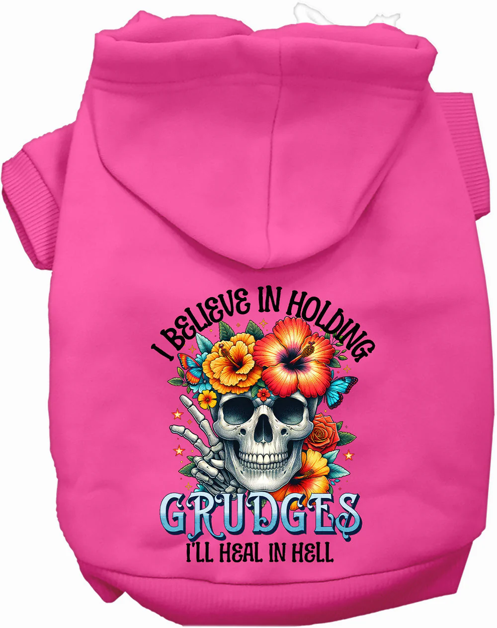 Grudges Skull Pet Hoodie - Image 5